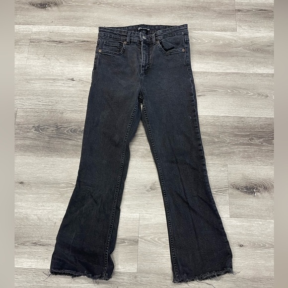 Zara Black‎ Flare Jeans - Picture 1 of 6